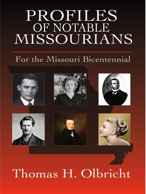 cover image of Profiles of Notable Missourians